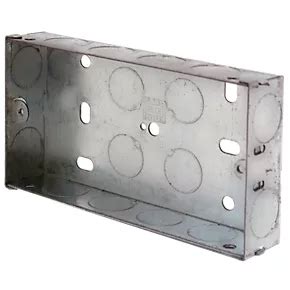 dual metal back box 25mm|25mm back box screwfix.